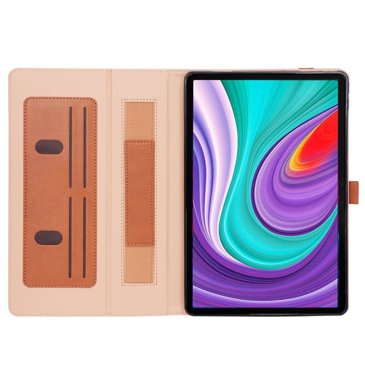 For Lenovo Pad Pro 11.5 inch 2021 TB-J716F / Tab P11 Pro 11.5 inch Retro Texture PU Leather Tablet Case with Card Slots & Hand Strap
