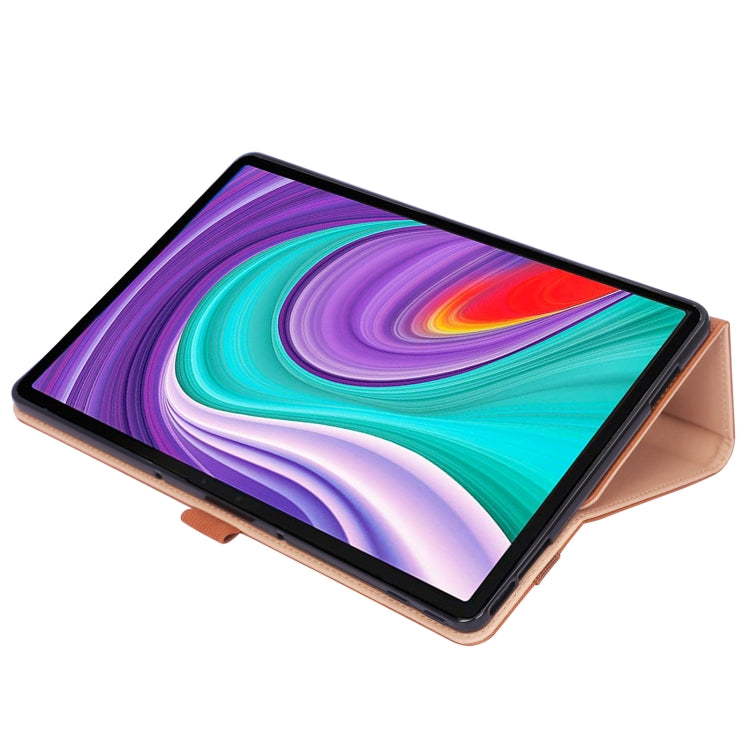 For Lenovo Pad Pro 11.5 inch 2021 TB-J716F / Tab P11 Pro 11.5 inch Retro Texture PU Leather Tablet Case with Card Slots & Hand Strap