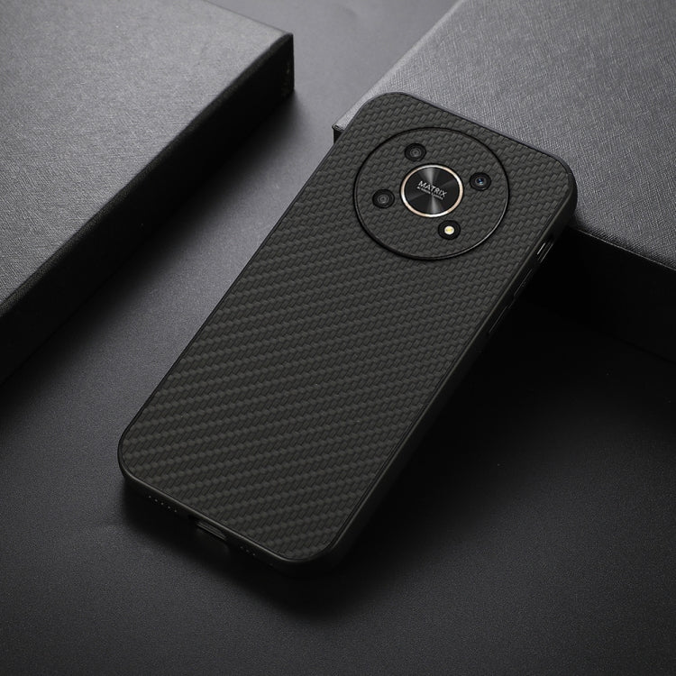 For Honor X30 / X40 GT Accurate Hole Carbon Fiber Texture Shockproof Phone Case