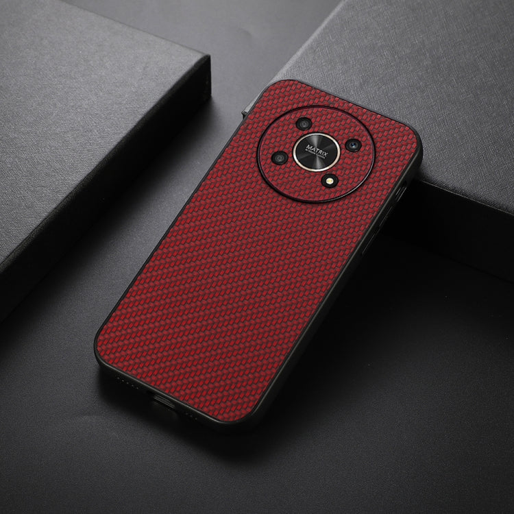 For Honor X30 / X40 GT Accurate Hole Carbon Fiber Texture Shockproof Phone Case