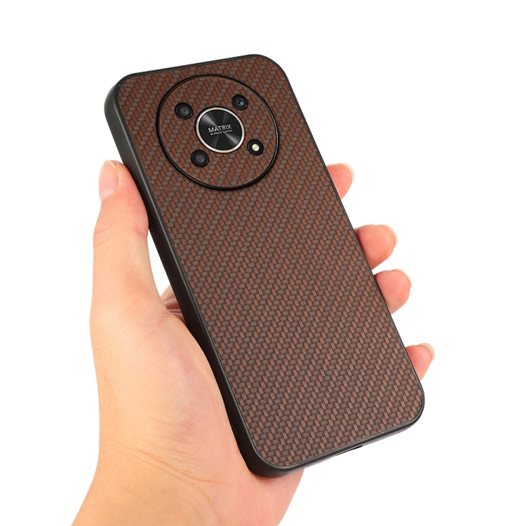 For Honor X30 / X40 GT Accurate Hole Carbon Fiber Texture Shockproof Phone Case