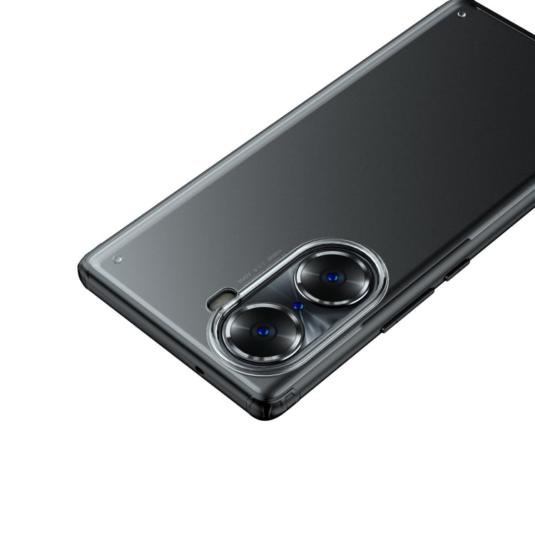 For Honor 60 Four-corner Shockproof TPU + PC Phone Case(Transparent)
