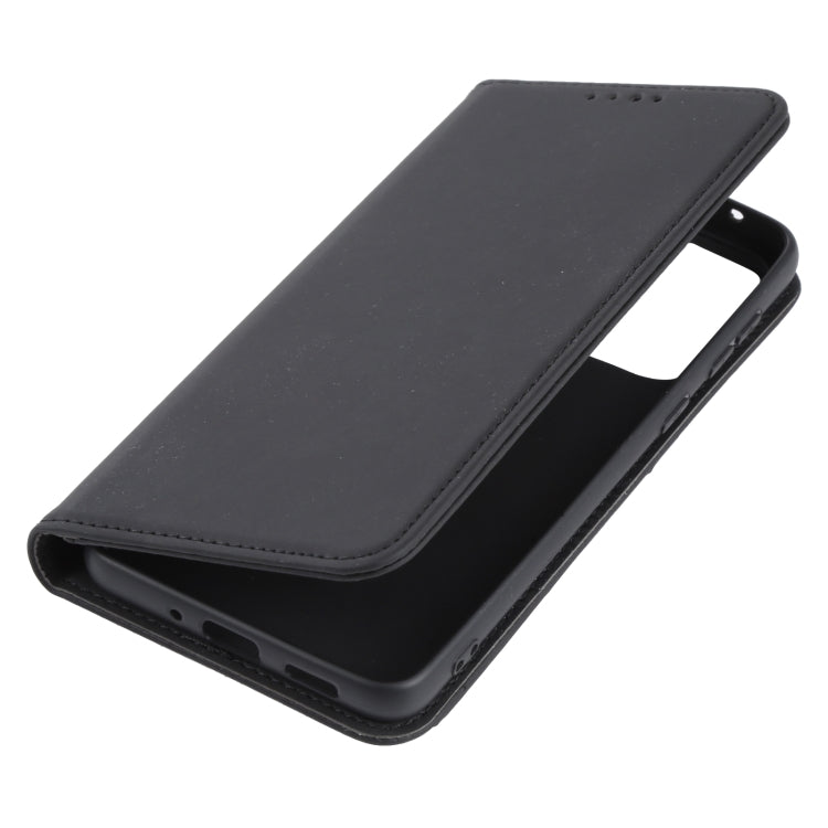 For Samsung Galaxy A33 5G Strong Magnetism Liquid Feel Leather Phone Case