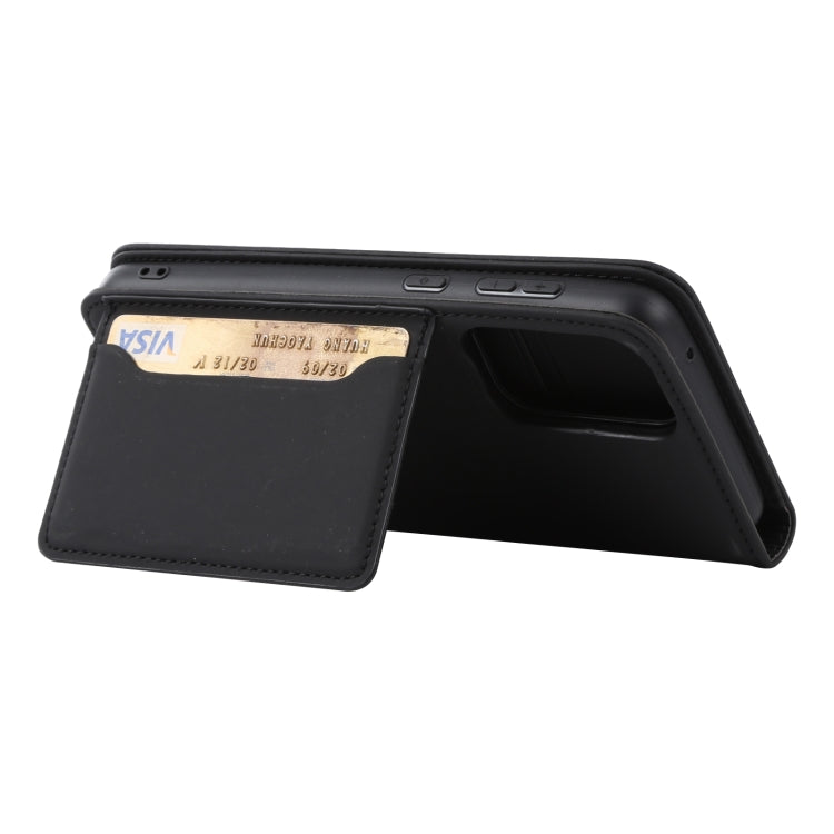 For Samsung Galaxy A33 5G Strong Magnetism Liquid Feel Leather Phone Case
