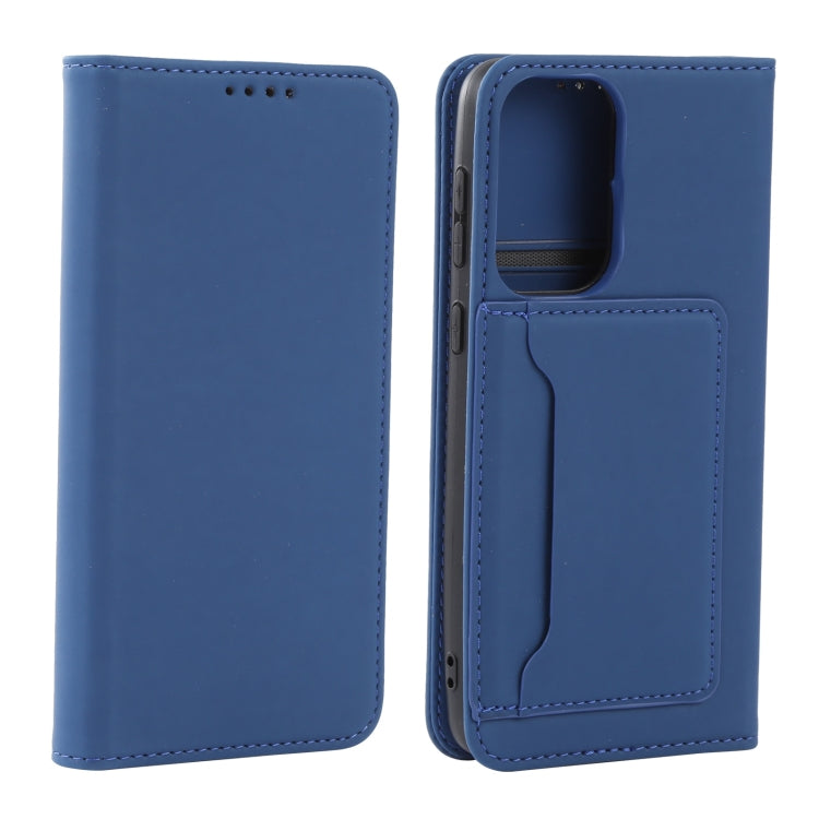 For Samsung Galaxy A33 5G Strong Magnetism Liquid Feel Leather Phone Case