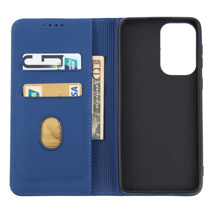 For Samsung Galaxy A33 5G Strong Magnetism Liquid Feel Leather Phone Case