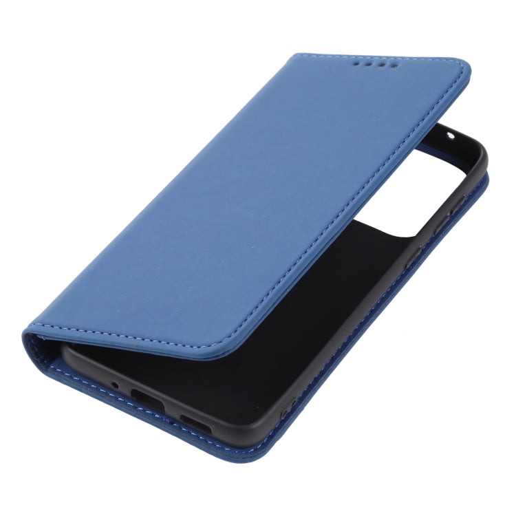 For Samsung Galaxy A33 5G Strong Magnetism Liquid Feel Leather Phone Case