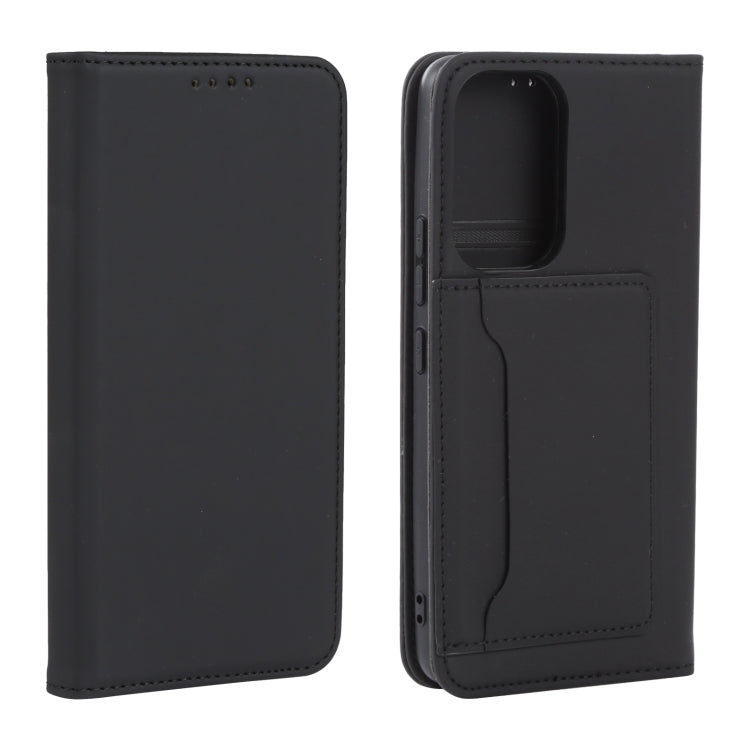 For Samsung Galaxy A53 5G Strong Magnetism Liquid Feel Leather Phone Case