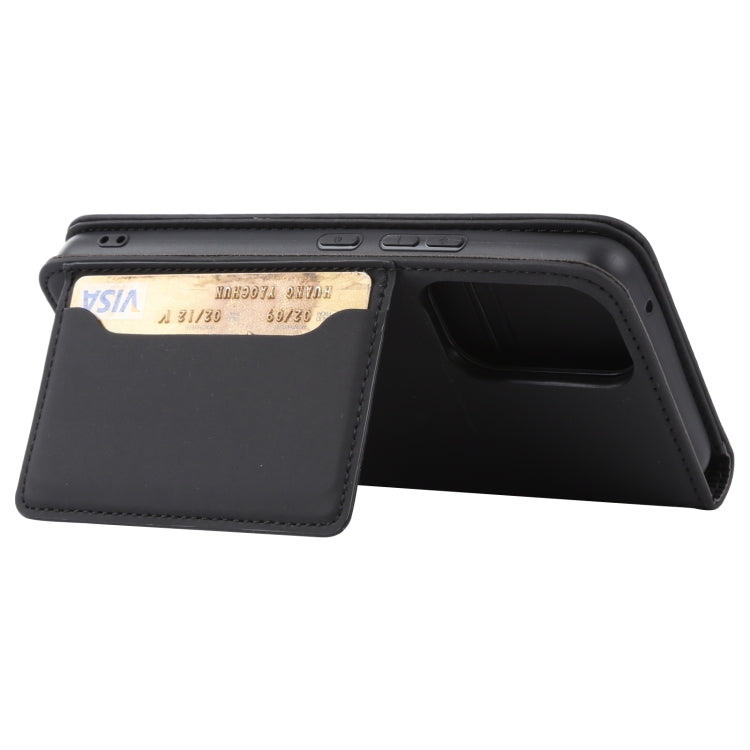 For Samsung Galaxy A53 5G Strong Magnetism Liquid Feel Leather Phone Case