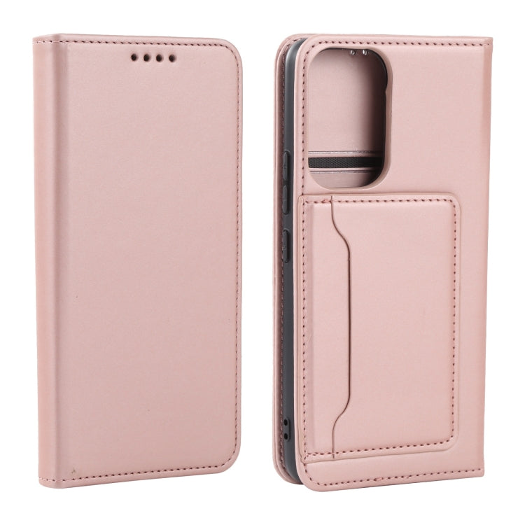 For Samsung Galaxy A53 5G Strong Magnetism Liquid Feel Leather Phone Case