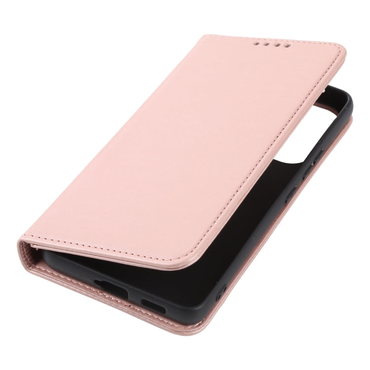 For Samsung Galaxy A53 5G Strong Magnetism Liquid Feel Leather Phone Case