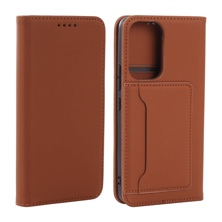 For Samsung Galaxy A53 5G Strong Magnetism Liquid Feel Leather Phone Case