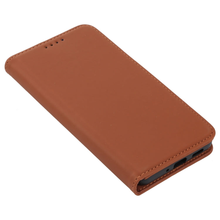 For Samsung Galaxy A53 5G Strong Magnetism Liquid Feel Leather Phone Case