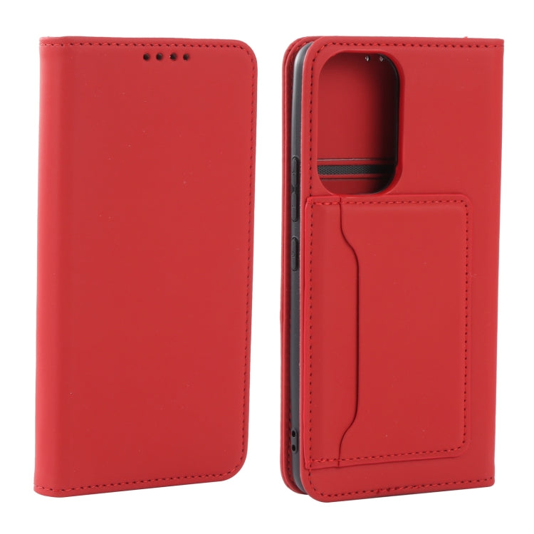 For Samsung Galaxy A53 5G Strong Magnetism Liquid Feel Leather Phone Case