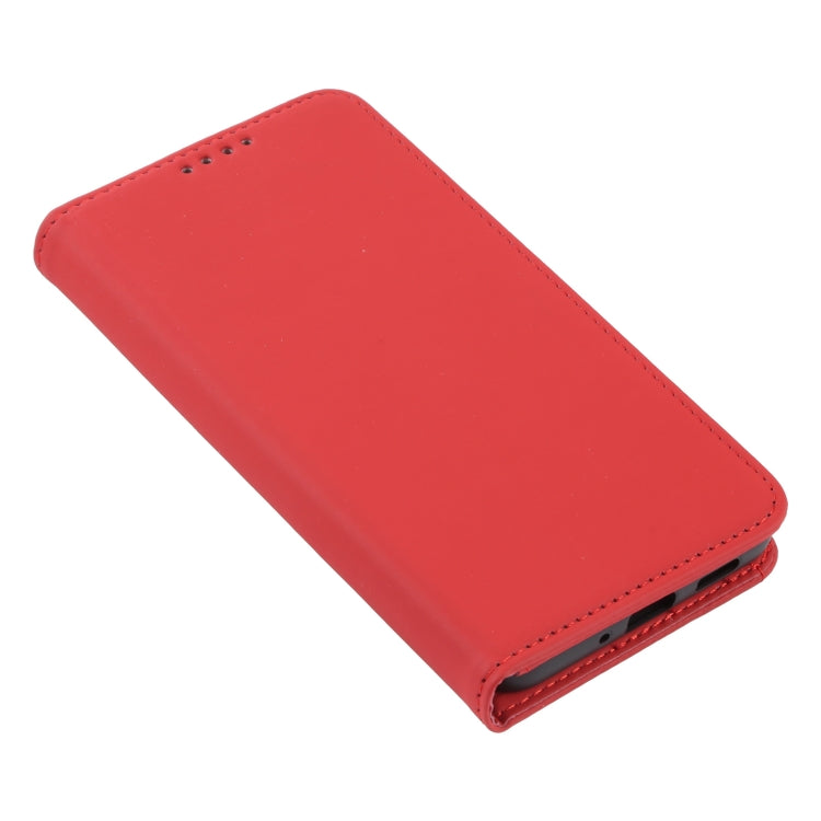 For Samsung Galaxy A53 5G Strong Magnetism Liquid Feel Leather Phone Case