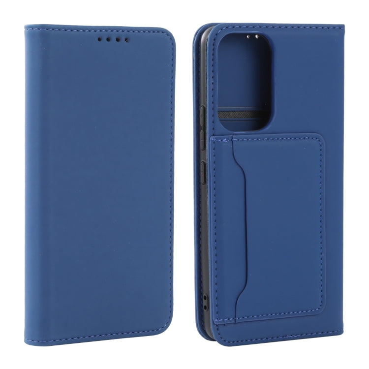 For Samsung Galaxy A53 5G Strong Magnetism Liquid Feel Leather Phone Case