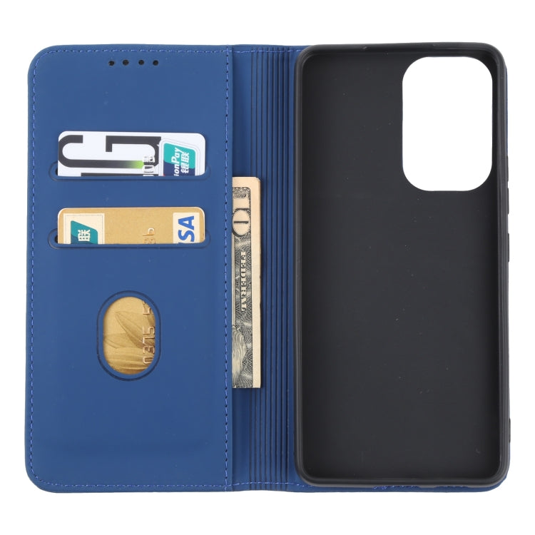 For Samsung Galaxy A53 5G Strong Magnetism Liquid Feel Leather Phone Case