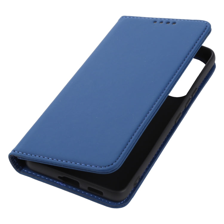 For Samsung Galaxy A53 5G Strong Magnetism Liquid Feel Leather Phone Case
