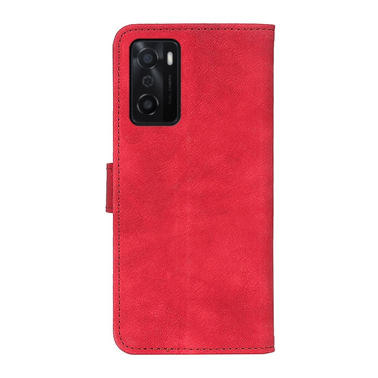 For OPPO A55s 5G JP Version Antelope Texture Magnetic Buckle Flip Leather Phone Case