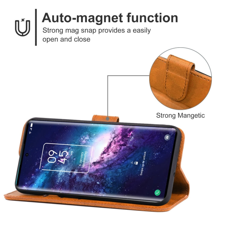Leather Phone Case For TCL 20 A 5G