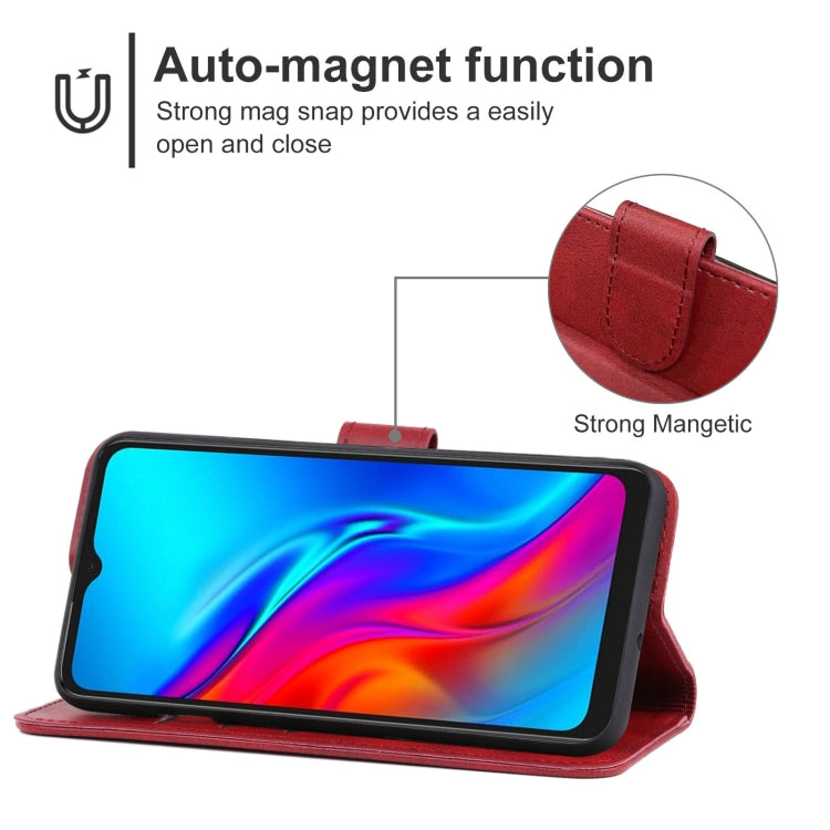 Leather Phone Case For TCL 20E