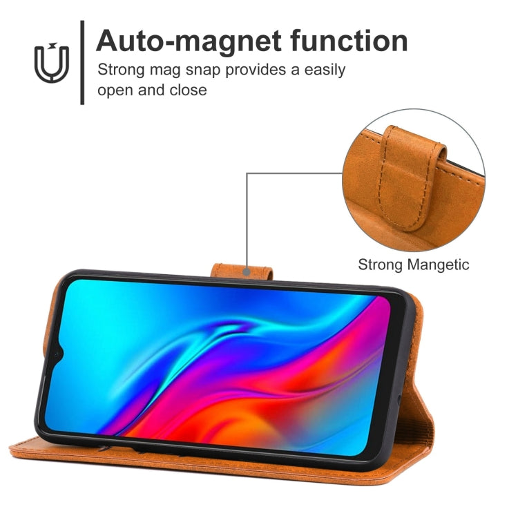 Leather Phone Case For TCL 20E