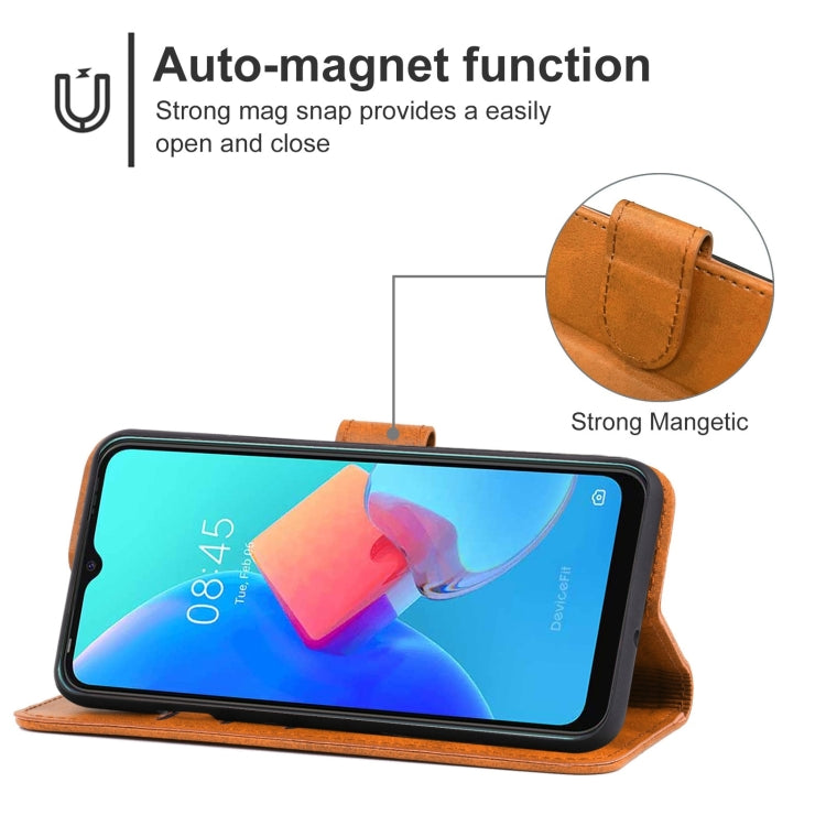 Leather Phone Case For Tecno Spark Go 2022