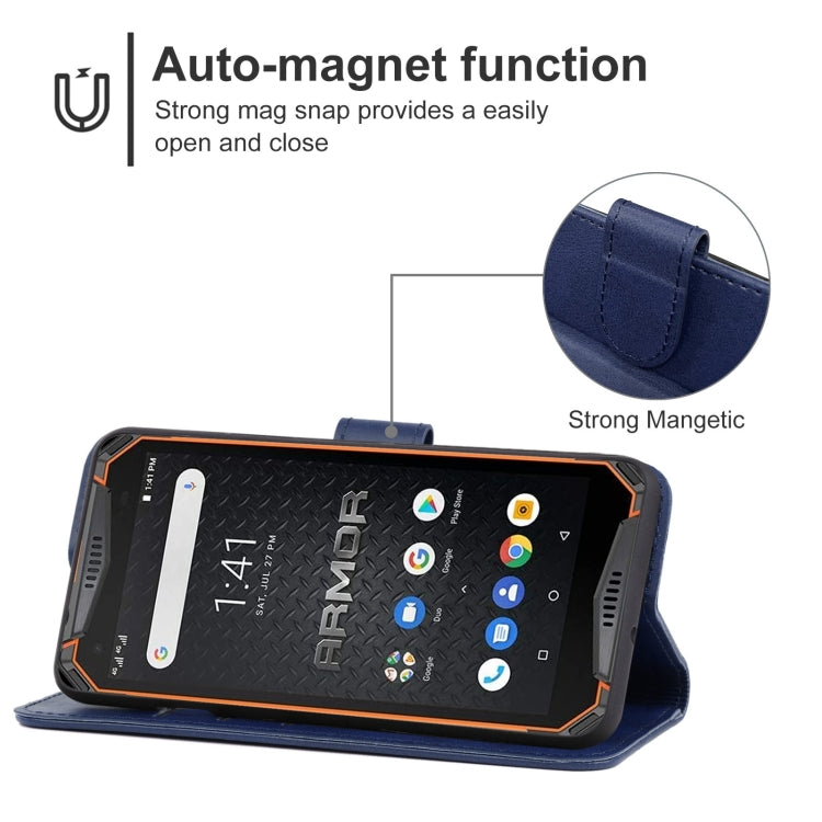 Leather Phone Case For Ulefone Armor 3WT