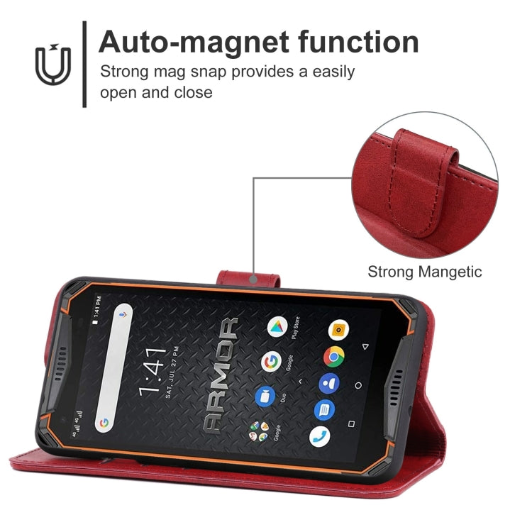 Leather Phone Case For Ulefone Armor 3WT