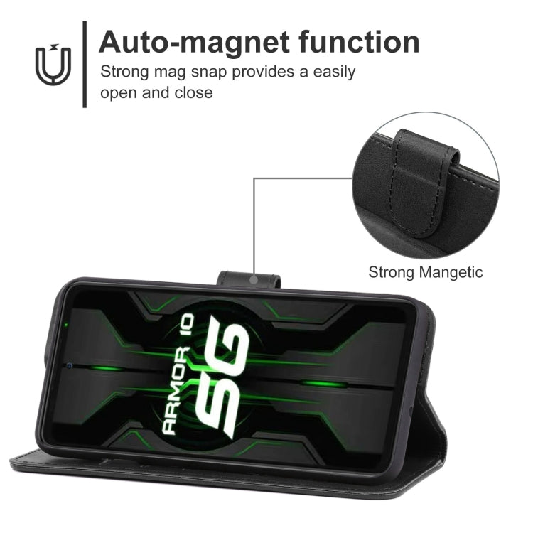 Leather Phone Case For Ulefone Armor X10