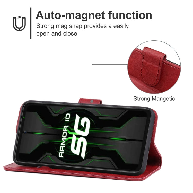 Leather Phone Case For Ulefone Armor X10