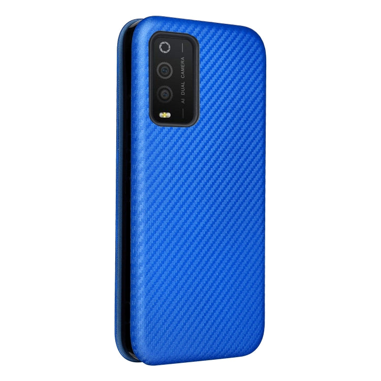 For TCL 205 Carbon Fiber Texture Horizontal Flip Leather Phone Case