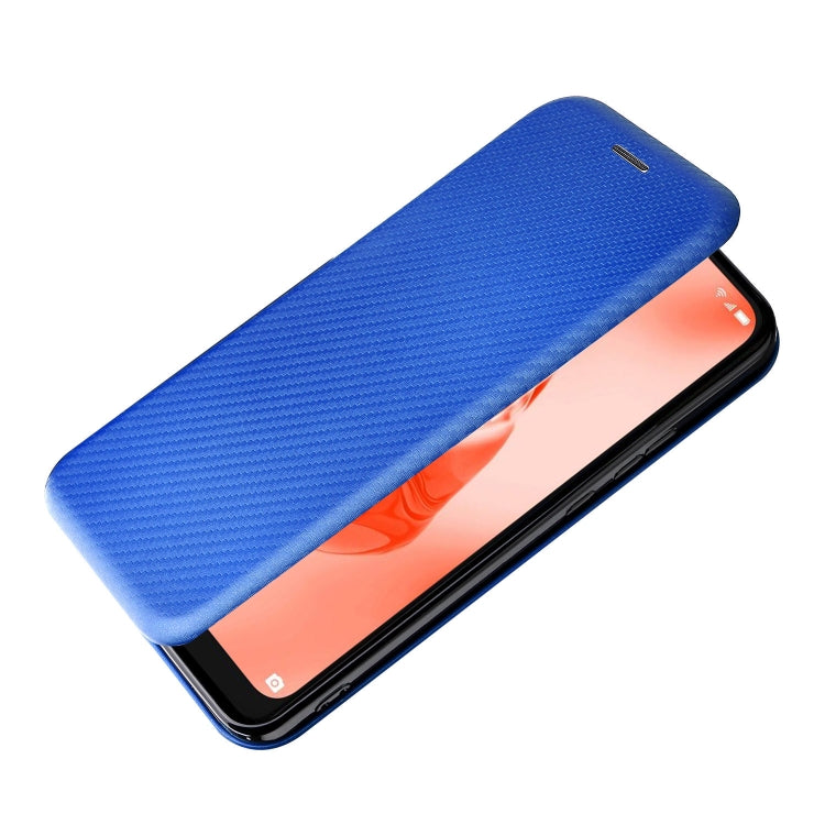 For TCL 205 Carbon Fiber Texture Horizontal Flip Leather Phone Case
