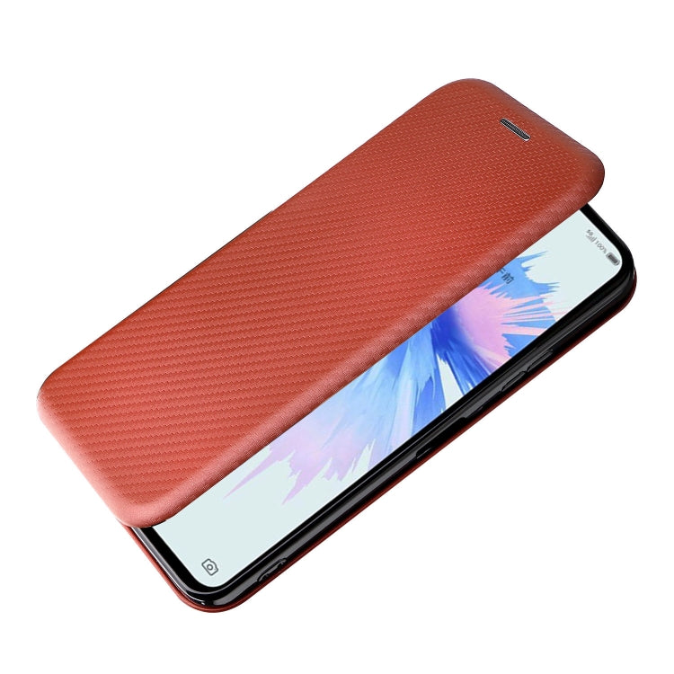 For ZTE Libero 5G II Carbon Fiber Texture Horizontal Flip Leather Phone Case