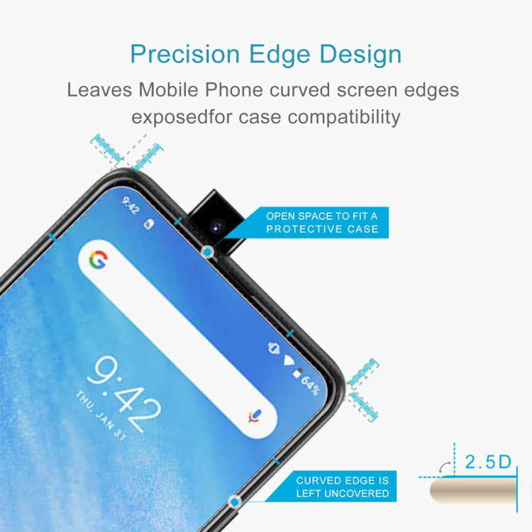 10 PCS 0.26mm 9H 2.5D Tempered Glass Film For UMIDIGI S5 Pro
