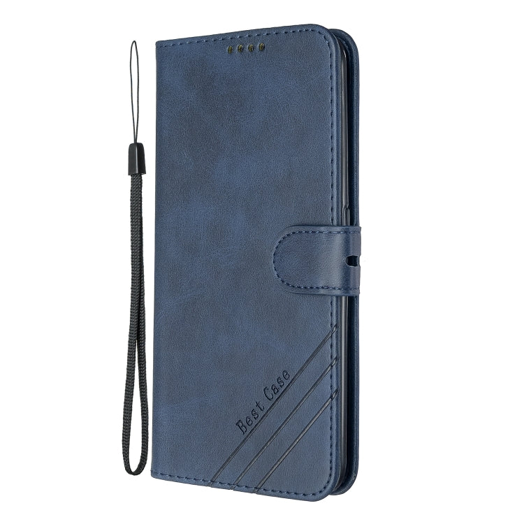 For OPPO F11 Stitching Style 2-Color Cow Texture Horizontal Flip PU Leather Case with Holder & Card Slot & Lanyard