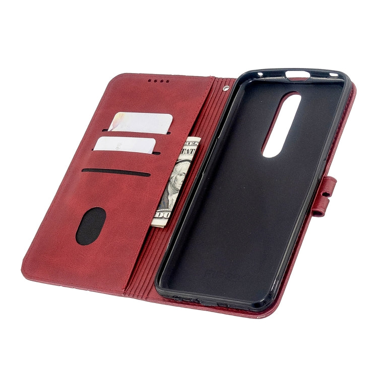 For OPPO F11 Stitching Style 2-Color Cow Texture Horizontal Flip PU Leather Case with Holder & Card Slot & Lanyard