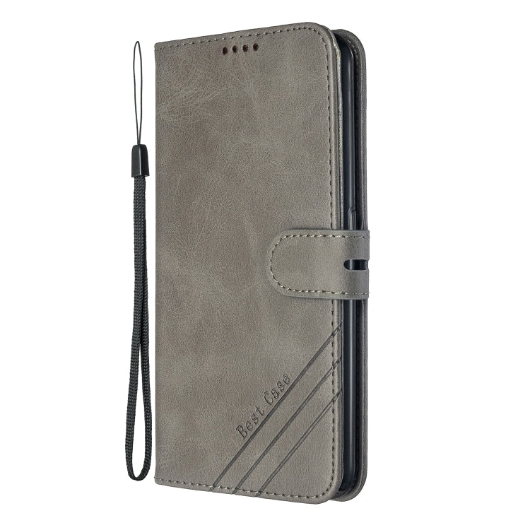 For OPPO F11 Pro Stitching Style 2-Color Cow Texture Horizontal Flip PU Leather Case with Holder & Card Slot & Lanyard