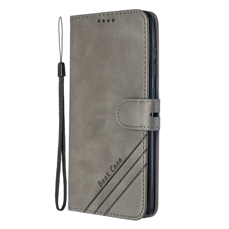 For Galaxy A71 Stitching Style 2-Color Cow Texture Horizontal Flip PU Leather Case with Holder & Card Slot & Lanyard