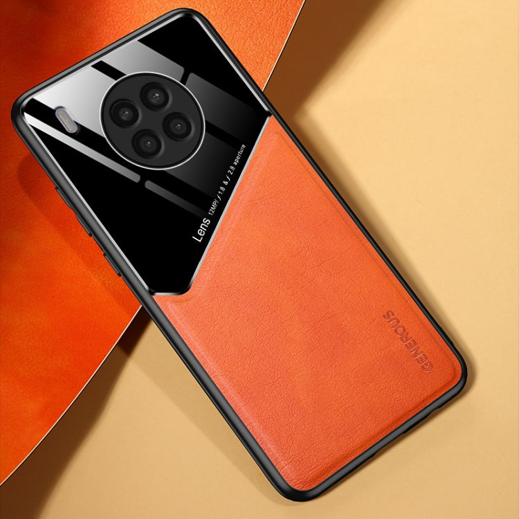 For Huawei nova 8i All-inclusive Leather + Organic Glass Phone Case