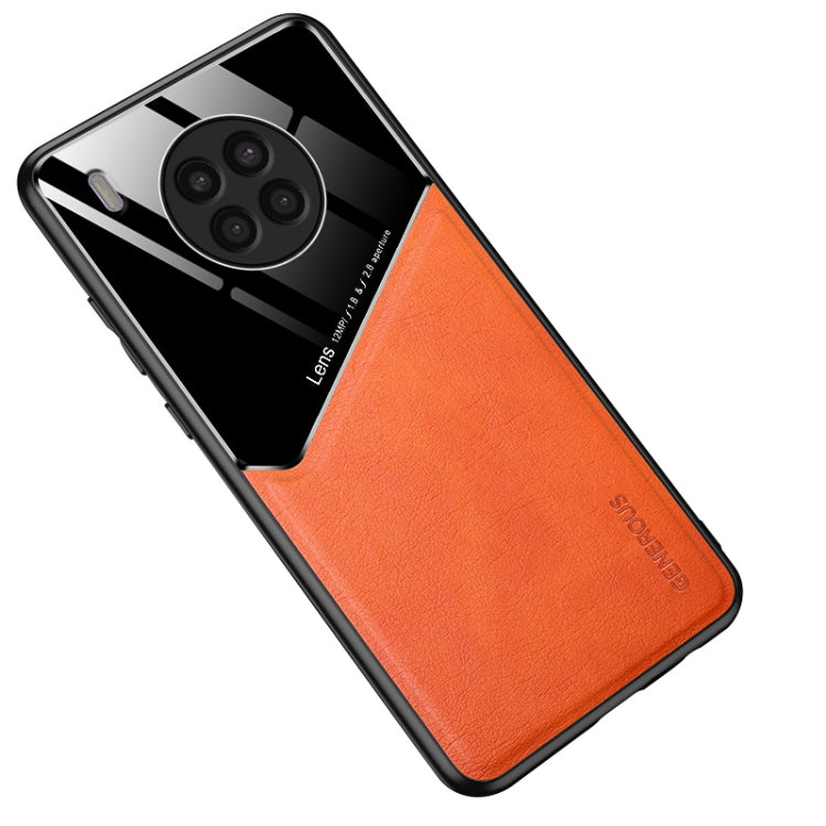 For Huawei nova 8i All-inclusive Leather + Organic Glass Phone Case
