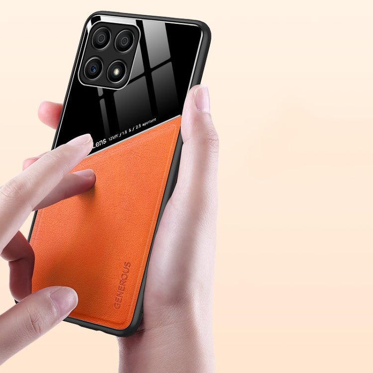 For Honor X30i All-inclusive Leather + Organic Glass Phone Case