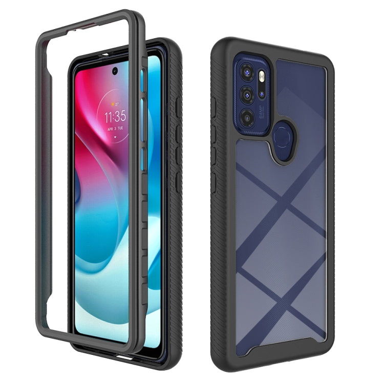 For Motorola Moto G60S Starry Sky Solid Color Series PC + TPU Phone Case