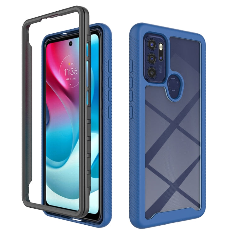 For Motorola Moto G60S Starry Sky Solid Color Series PC + TPU Phone Case