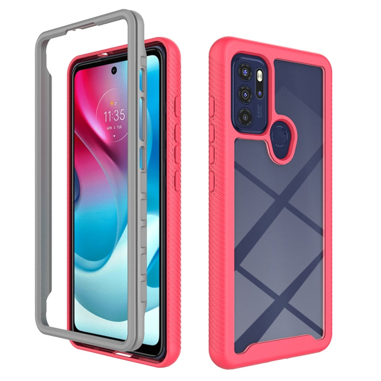 For Motorola Moto G60S Starry Sky Solid Color Series PC + TPU Phone Case