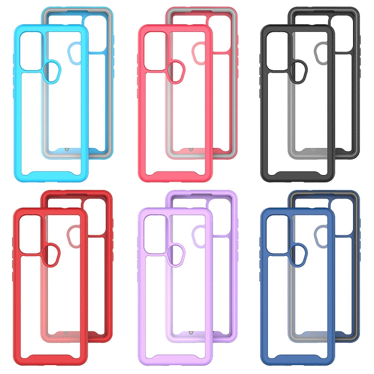 For Motorola Moto G60S Starry Sky Solid Color Series PC + TPU Phone Case