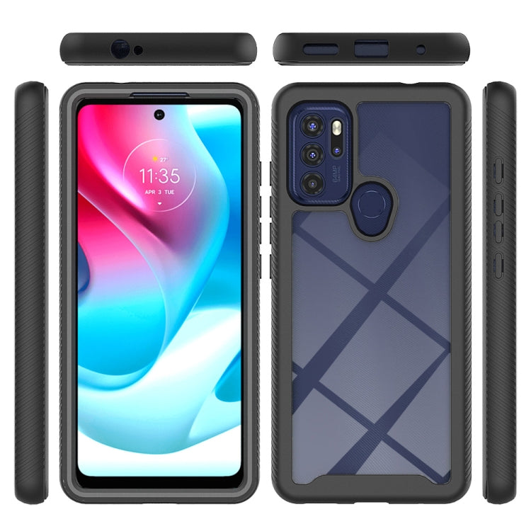 For Motorola Moto G60S Starry Sky Solid Color Series PC + TPU Phone Case