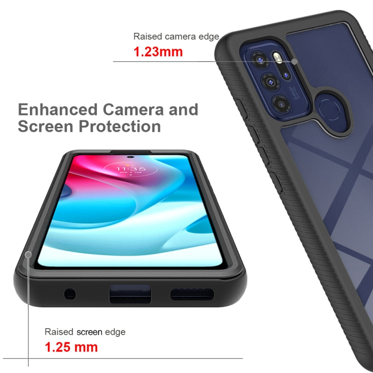 For Motorola Moto G60S Starry Sky Solid Color Series PC + TPU Phone Case