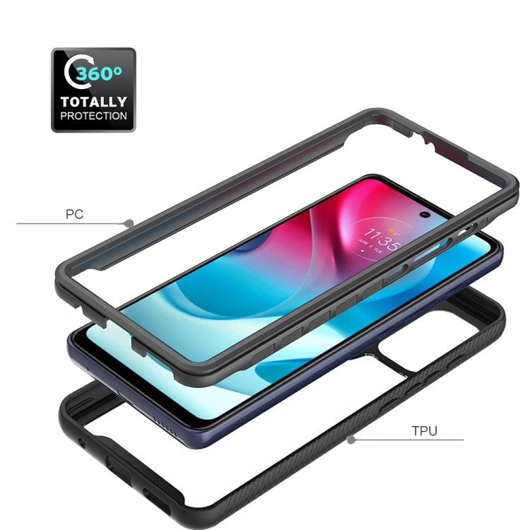 For Motorola Moto G60S Starry Sky Solid Color Series PC + TPU Phone Case