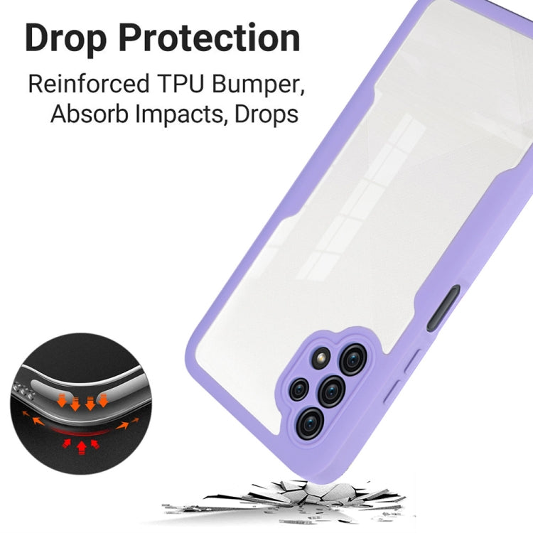 For Samsung Galaxy A32 5G Acrylic + TPU 360 Degrees Full Coverage Shockproof Phone Case